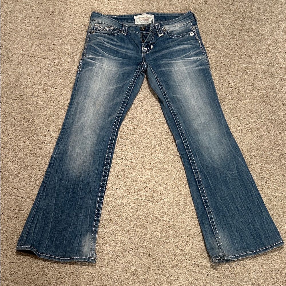 Big Star Women's Flare Blue Jeans